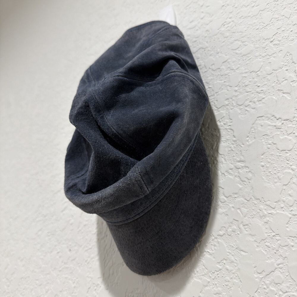 Understated Leather Blue Suede Newsboy Hat Sold At Free People